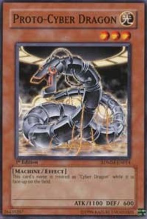 Proto-Cyber Dragon (SDMM-EN014) - Structure Deck: Machina Mayhem 1st Edition - Premium Yugioh Single from Konami - Just $0.25! Shop now at Game Crave Tournament Store