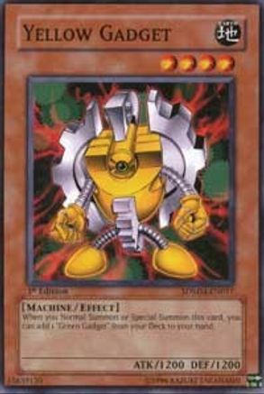 Yellow Gadget (SDMM-EN017) - Structure Deck: Machina Mayhem Unlimited - Premium Yugioh Single from Konami - Just $0.25! Shop now at Game Crave Tournament Store