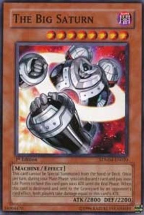 The Big Saturn (SDMM-EN020) - Structure Deck: Machina Mayhem 1st Edition - Premium Yugioh Single from Konami - Just $0.36! Shop now at Game Crave Tournament Store