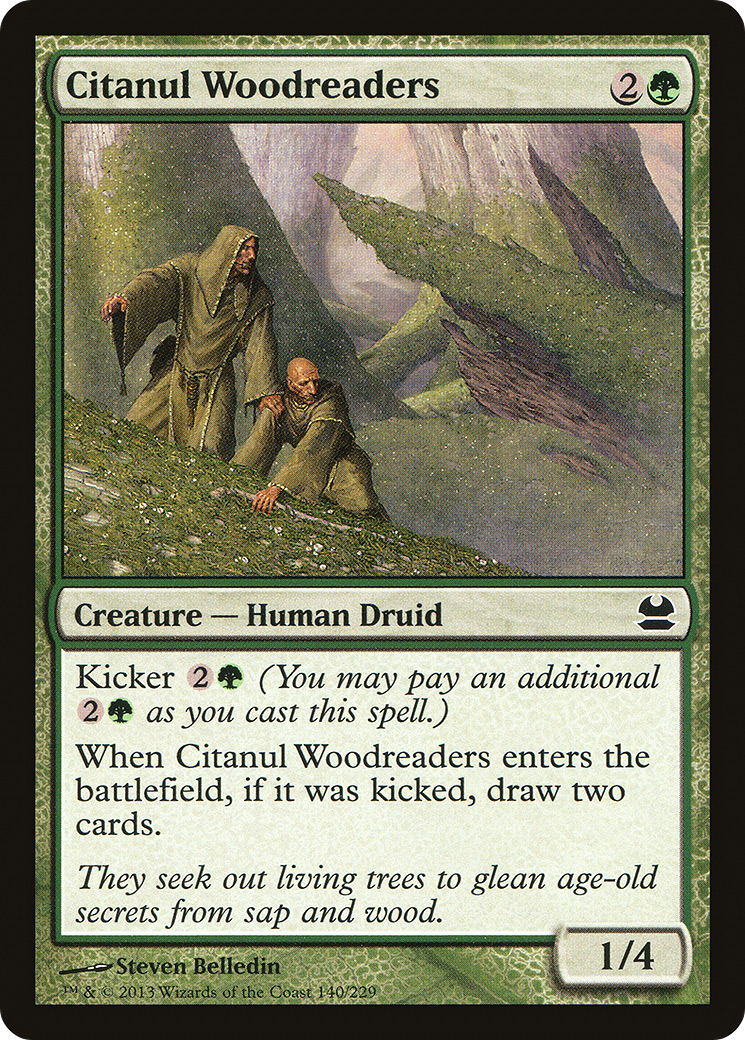 Citanul Woodreaders (MMA-140) - Modern Masters Foil - Premium MTG Single from Wizards of the Coast - Just $0.25! Shop now at Game Crave Tournament Store