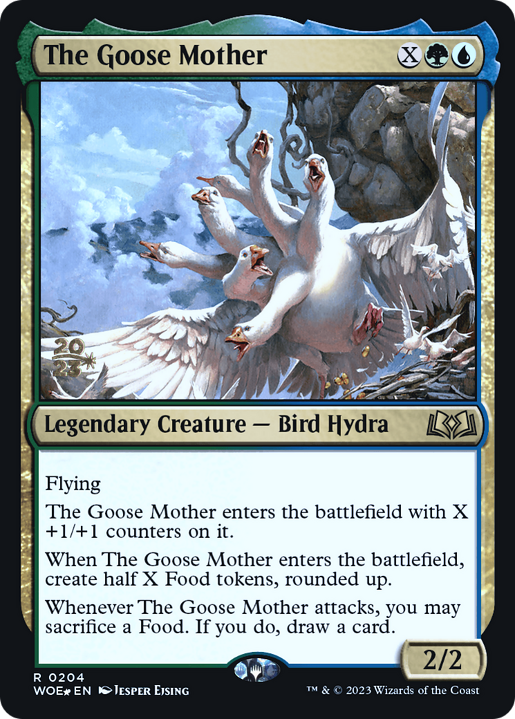 The Goose Mother (PWOE-204S) - Wilds of Eldraine Promos Foil - Premium MTG Single from Wizards of the Coast - Just $0.40! Shop now at Game Crave Tournament Store