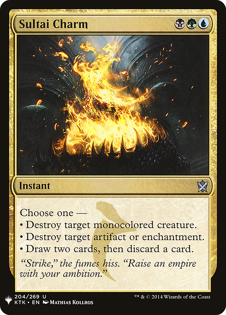 Sultai Charm (MB1-1491) - Mystery Booster - Premium MTG Single from Wizards of the Coast - Just $0.08! Shop now at Game Crave Tournament Store