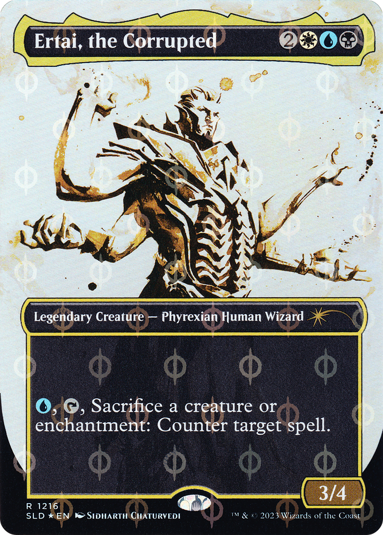 Ertai, the Corrupted (SLD-1216) - Secret Lair Drop (Borderless) Foil - Premium MTG Single from Wizards of the Coast - Just $5.30! Shop now at Game Crave Tournament Store