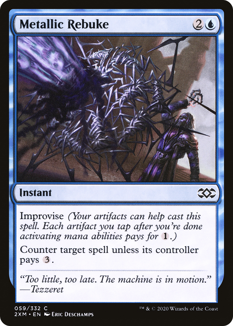 Metallic Rebuke (2XM-059) - Double Masters - Premium MTG Single from Wizards of the Coast - Just $0.08! Shop now at Game Crave Tournament Store