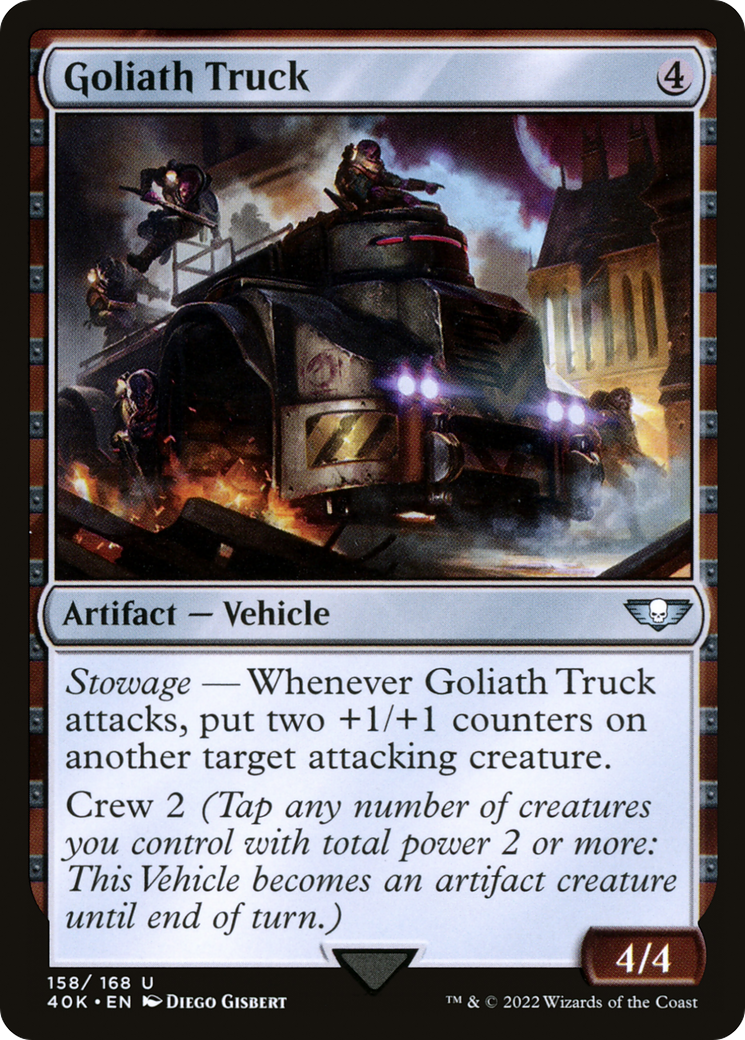 Goliath Truck (40K-158) - Warhammer 40,000 Commander - Premium MTG Single from Wizards of the Coast - Just $0.08! Shop now at Game Crave Tournament Store