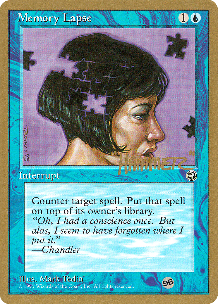 Memory Lapse (PTC-SHR32ASB) - Pro Tour Collector Set - Premium MTG Single from Wizards of the Coast - Just $0.30! Shop now at Game Crave Tournament Store