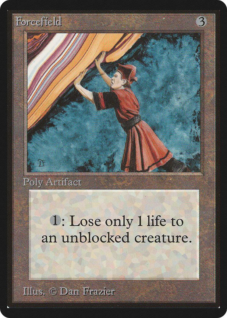 Forcefield (LEB-244) - Limited Edition Beta - Premium MTG Single from Wizards of the Coast - Just $129.60! Shop now at Game Crave Tournament Store