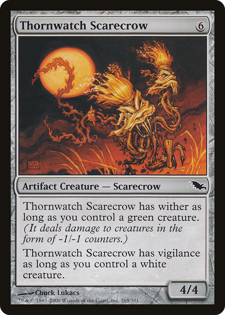 Thornwatch Scarecrow (SHM-265) - Shadowmoor - Premium MTG Single from Wizards of the Coast - Just $0.08! Shop now at Game Crave Tournament Store