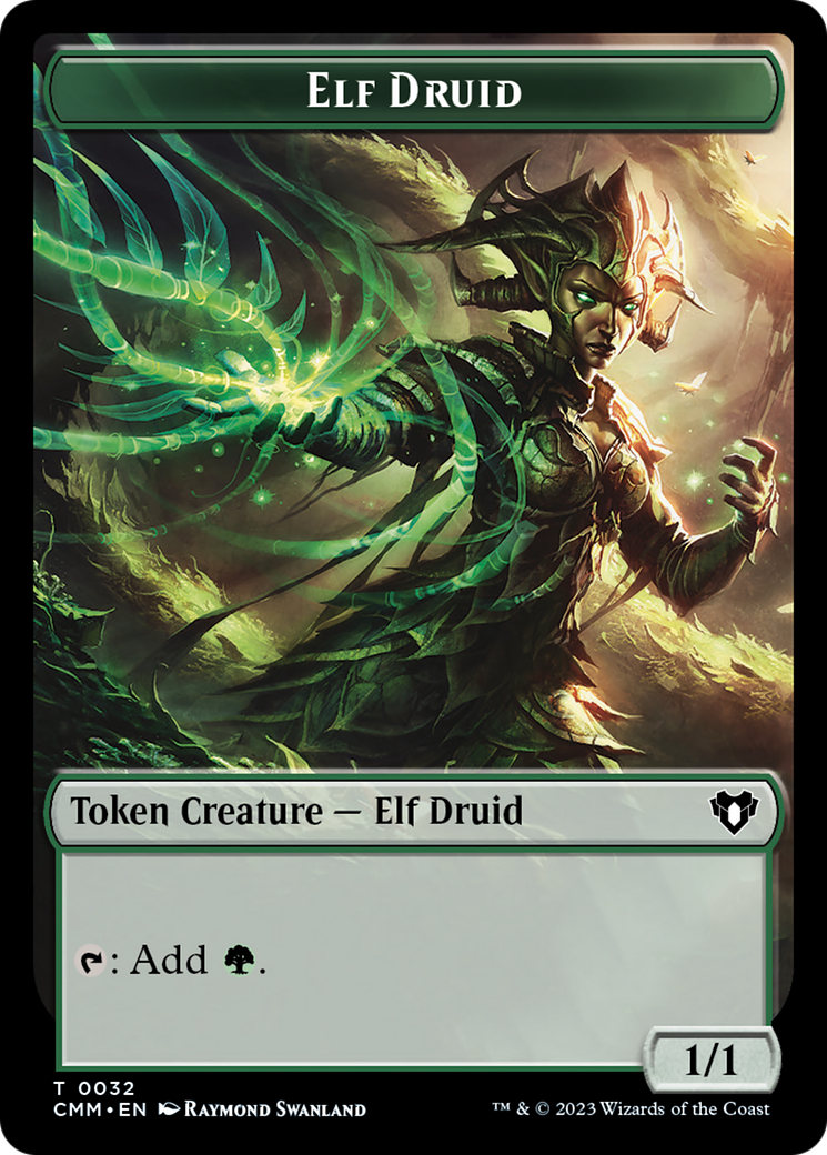 Elf Druid (TCMM-032) - Commander Masters Tokens Foil - Premium MTG Single from Wizards of the Coast - Just $0! Shop now at Game Crave Tournament Store