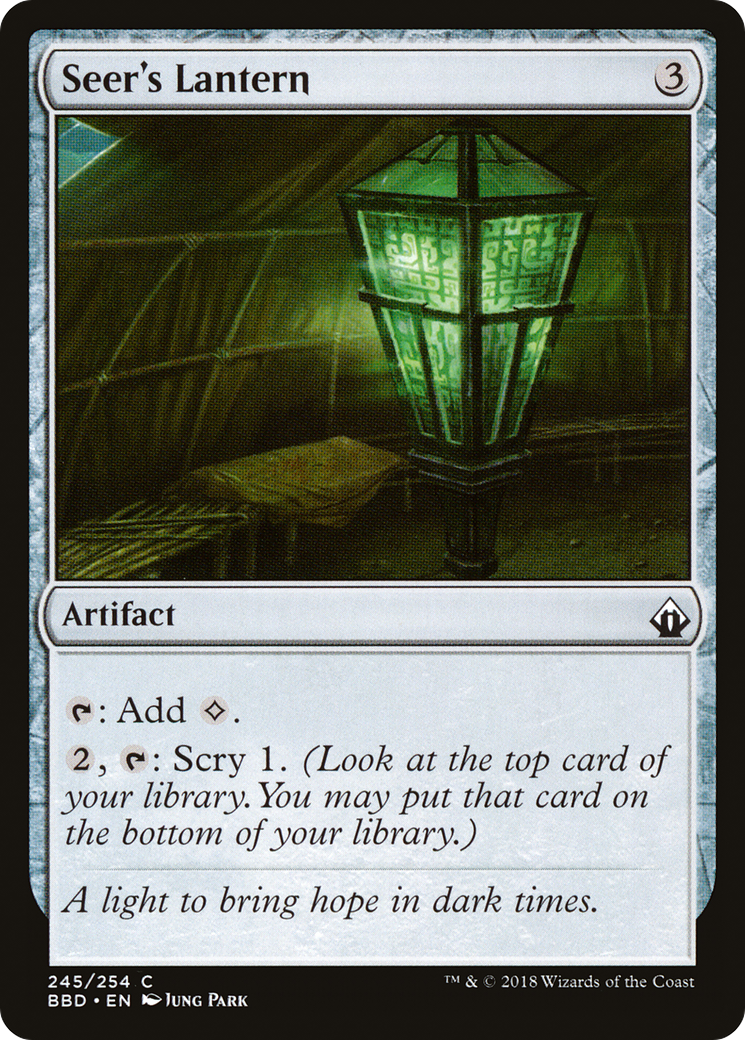 Seer's Lantern (BBD-245) - Battlebond - Premium MTG Single from Wizards of the Coast - Just $0.08! Shop now at Game Crave Tournament Store