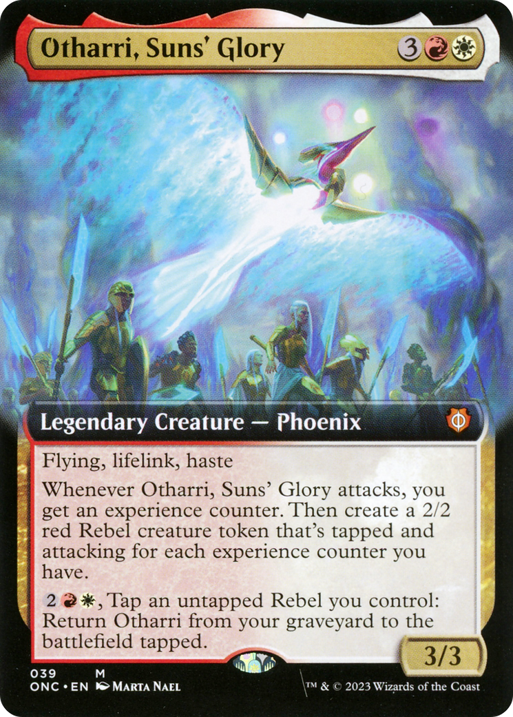 Otharri, Suns' Glory (ONC-039) - Phyrexia: All Will Be One Commander: (Extended Art) Foil - Premium MTG Single from Wizards of the Coast - Just $1.46! Shop now at Game Crave Tournament Store