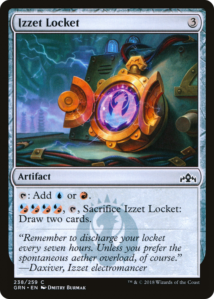 Izzet Locket (GRN-238) - Guilds of Ravnica Foil - Premium MTG Single from Wizards of the Coast - Just $0.10! Shop now at Game Crave Tournament Store