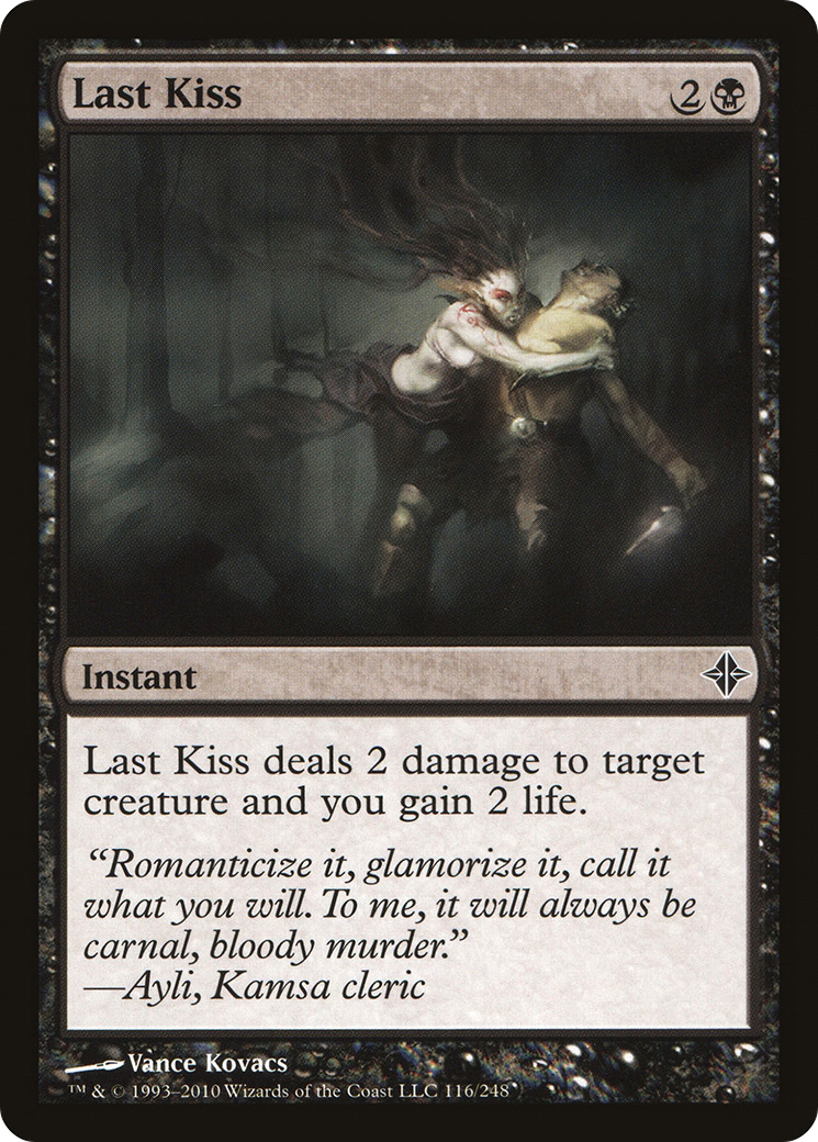 Last Kiss (ROE-116) - Rise of the Eldrazi - Premium MTG Single from Wizards of the Coast - Just $0.08! Shop now at Game Crave Tournament Store