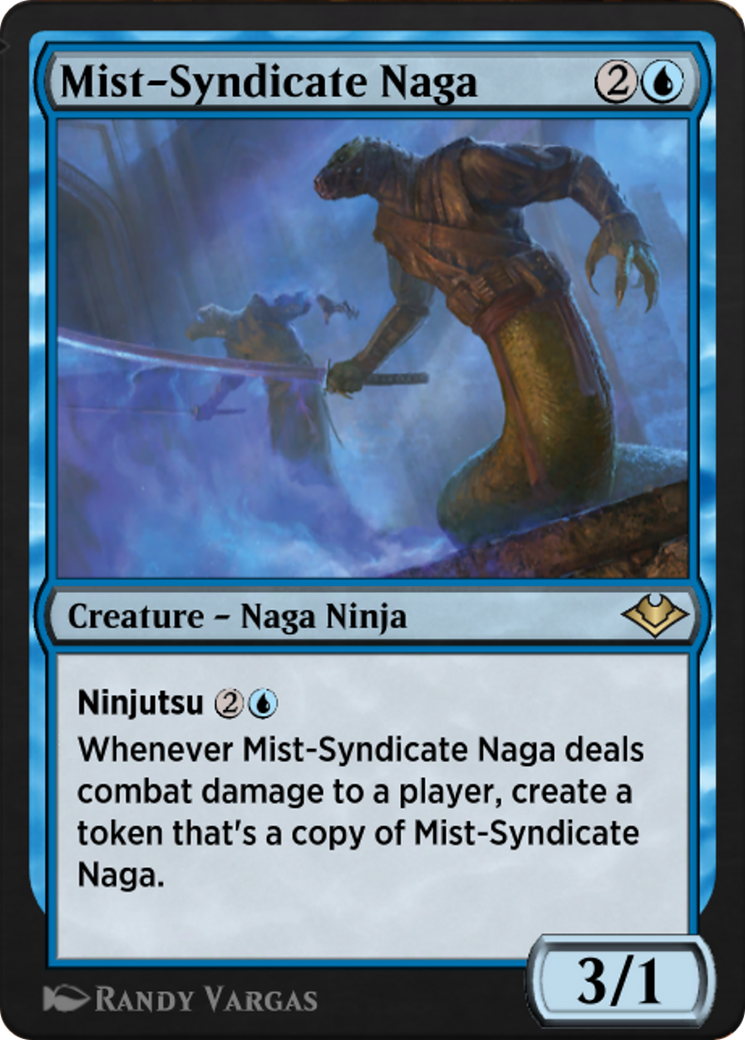 Mist-Syndicate Naga (J21-218) - Jumpstart: Historic Horizons - Premium MTG Single from Wizards of the Coast - Just $0! Shop now at Game Crave Tournament Store