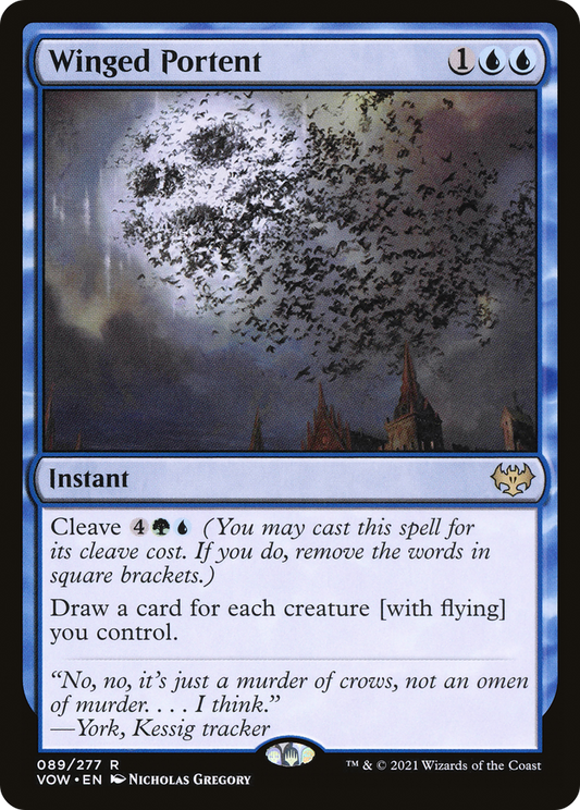 Winged Portent (VOW-089) - Innistrad: Crimson Vow Foil - Premium MTG Single from Wizards of the Coast - Just $0.27! Shop now at Game Crave Tournament Store