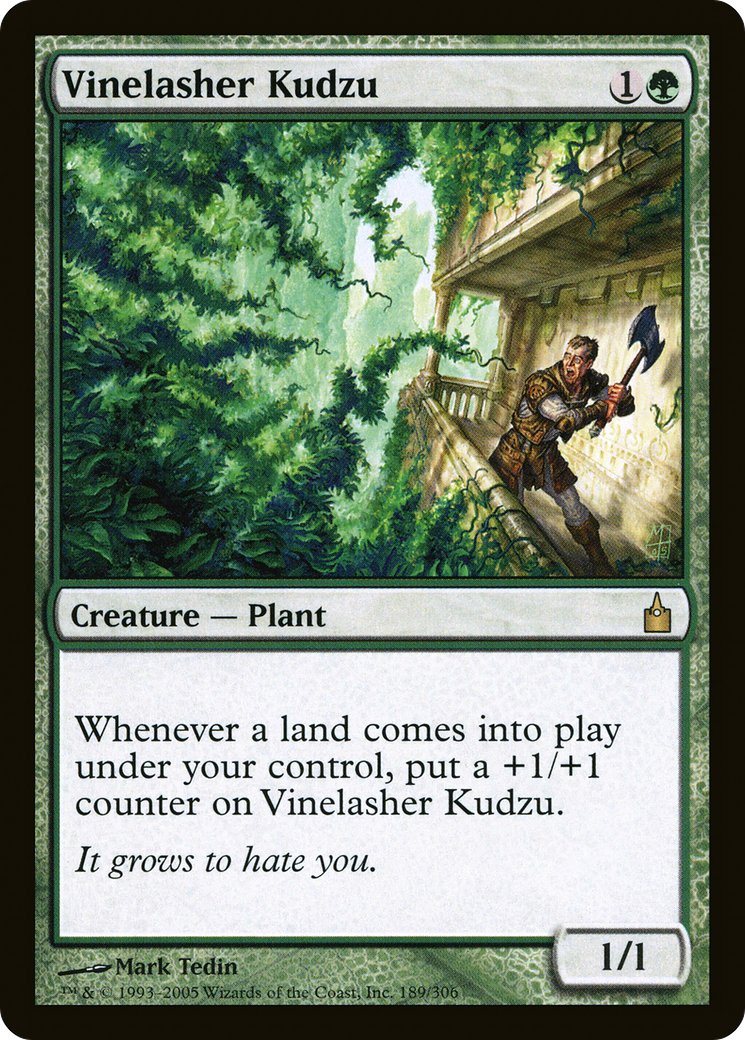 Vinelasher Kudzu (RAV-189) - Ravnica: City of Guilds - Premium MTG Single from Wizards of the Coast - Just $0.11! Shop now at Game Crave Tournament Store