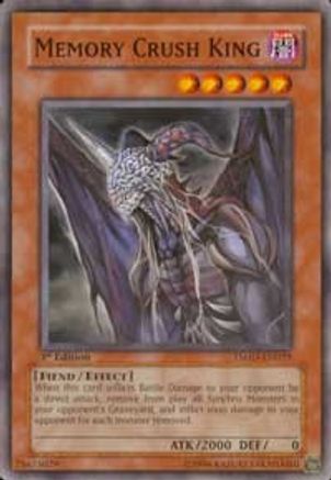 Memory Crush King (TSHD-EN029) - The Shining Darkness 1st Edition - Premium Yugioh Single from Konami - Just $0.25! Shop now at Game Crave Tournament Store