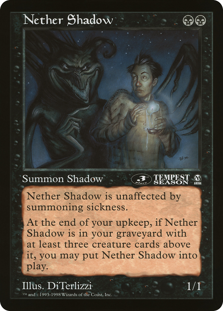 Nether Shadow (OLEP-034) - Oversized League Prizes - Premium MTG Single from Wizards of the Coast - Just $0! Shop now at Game Crave Tournament Store