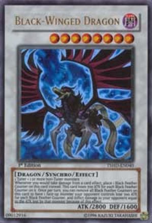 Black-Winged Dragon (TSHD-EN040) - The Shining Darkness Unlimited - Premium Yugioh Single from Konami - Just $5.08! Shop now at Game Crave Tournament Store