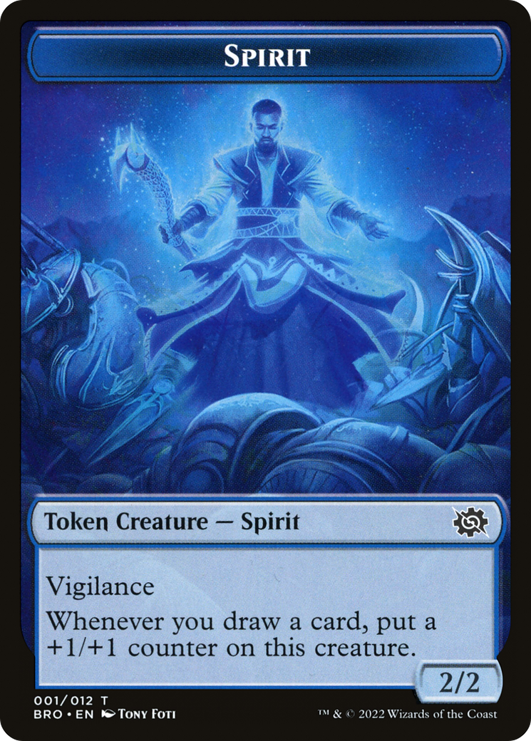 Spirit (TBRO-001) - The Brothers' War Tokens - Premium MTG Single from Wizards of the Coast - Just $0! Shop now at Game Crave Tournament Store