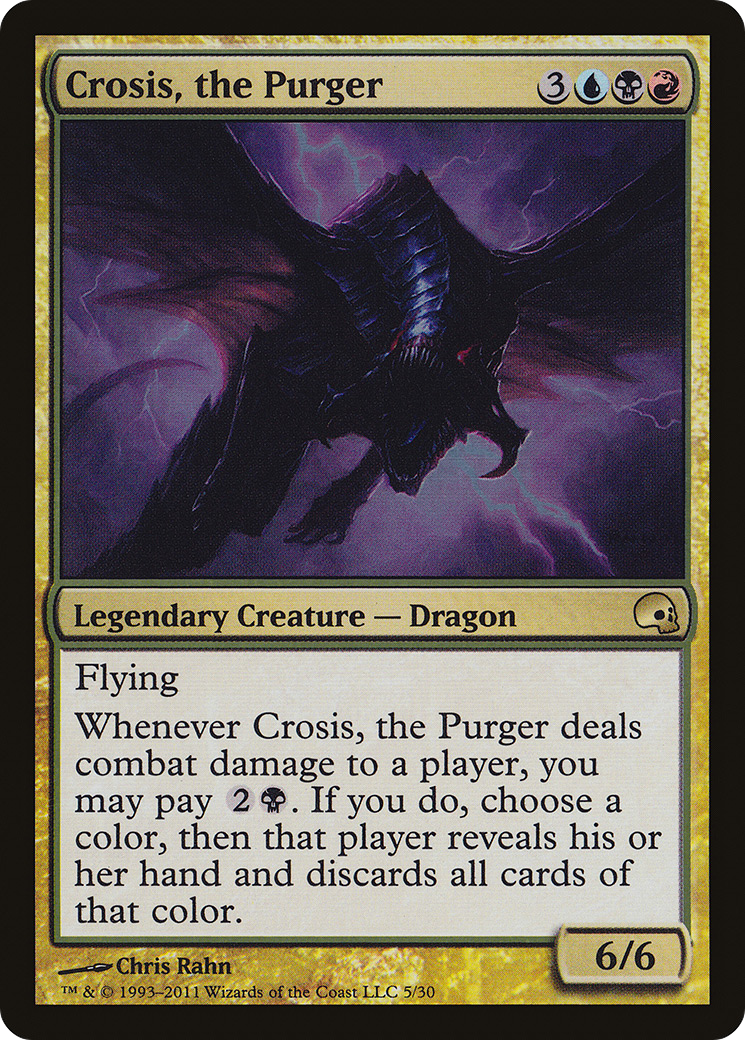 Crosis, the Purger (PD3-005) - Premium Deck Series: Graveborn Foil - Premium MTG Single from Wizards of the Coast - Just $0.70! Shop now at Game Crave Tournament Store