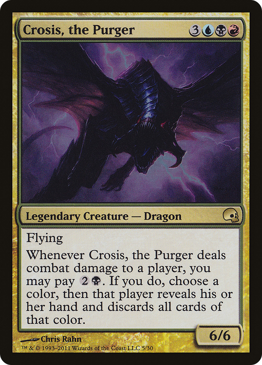 Crosis, the Purger (PD3-005) - Premium Deck Series: Graveborn Foil - Premium MTG Single from Wizards of the Coast - Just $0.70! Shop now at Game Crave Tournament Store
