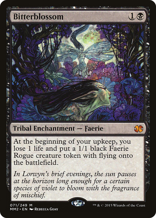 Bitterblossom (MM2-071) - Modern Masters 2015 - Premium MTG Single from Wizards of the Coast - Just $12.17! Shop now at Game Crave Tournament Store
