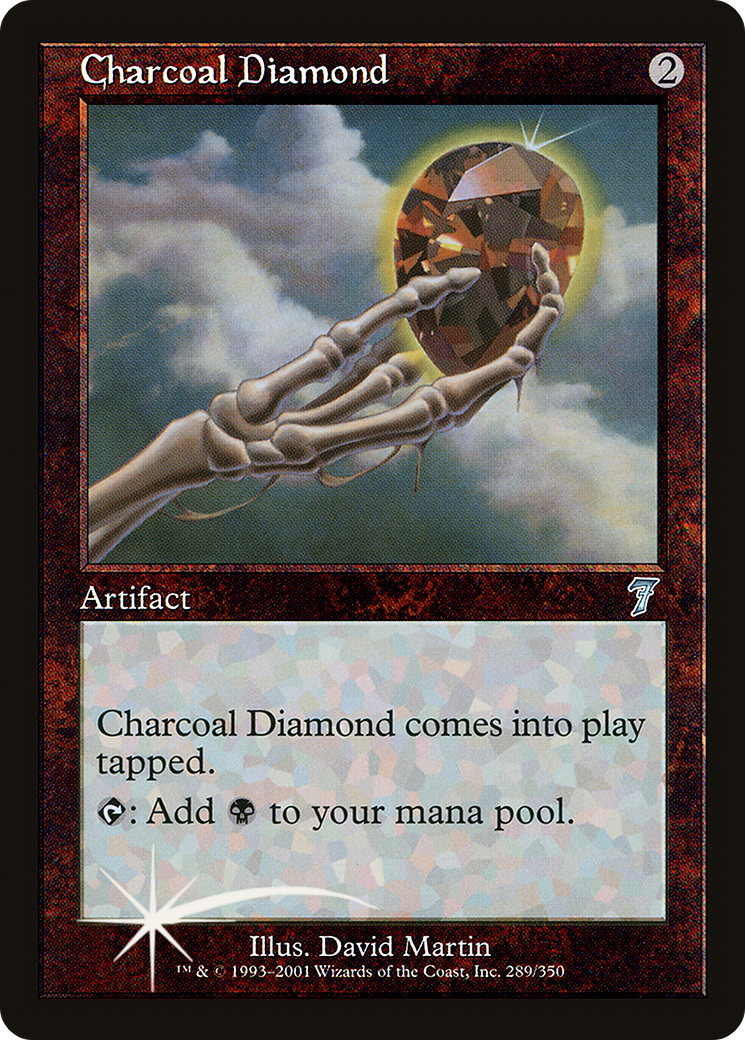 Charcoal Diamond (7ED-289★) - Seventh Edition Foil - Premium MTG Single from Wizards of the Coast - Just $16.97! Shop now at Game Crave Tournament Store