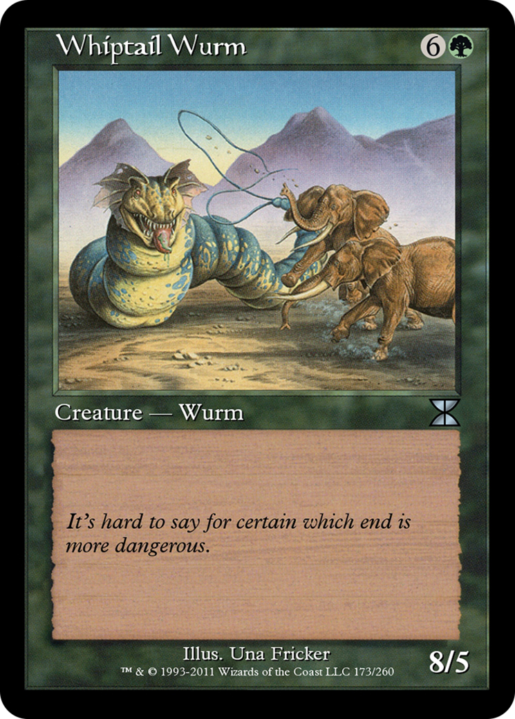 Whiptail Wurm (ME4-173) - Masters Edition IV - Premium MTG Single from Wizards of the Coast - Just $0! Shop now at Game Crave Tournament Store