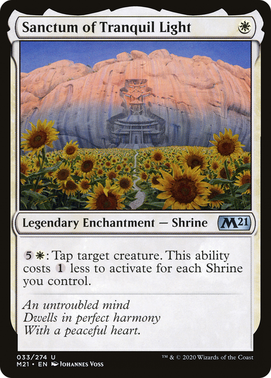 Sanctum of Tranquil Light (M21-033) - Core Set 2021 - Premium MTG Single from Wizards of the Coast - Just $0.26! Shop now at Game Crave Tournament Store