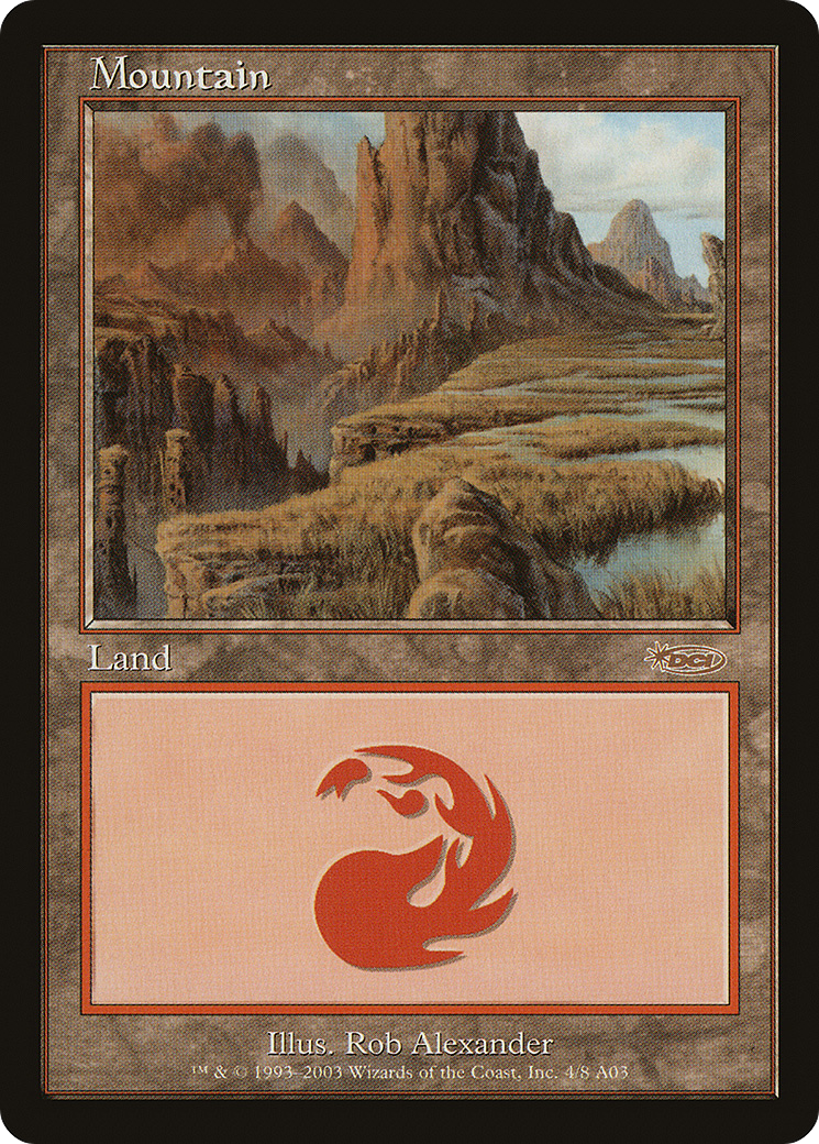 Mountain (PAL03-004) - Arena League 2003 - Premium MTG Single from Wizards of the Coast - Just $14.41! Shop now at Game Crave Tournament Store