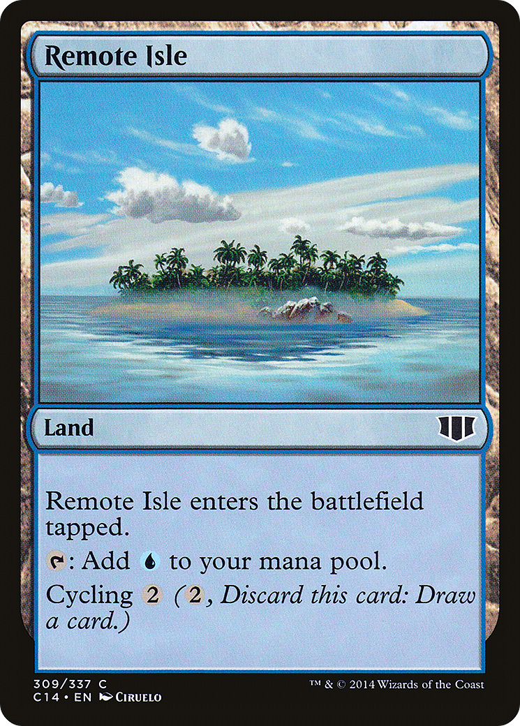 Remote Isle (C14-309) - Commander 2014 - Premium MTG Single from Wizards of the Coast - Just $0.25! Shop now at Game Crave Tournament Store