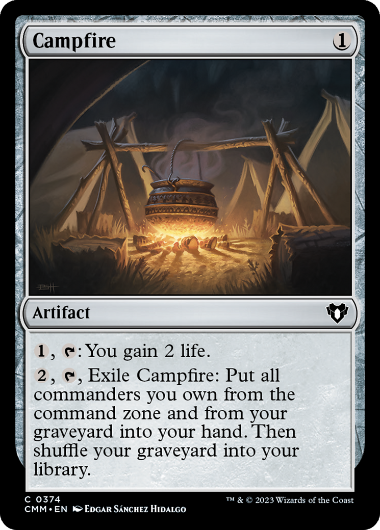 Campfire (CMM-374) - Commander Masters - Premium MTG Single from Wizards of the Coast - Just $0.25! Shop now at Game Crave Tournament Store
