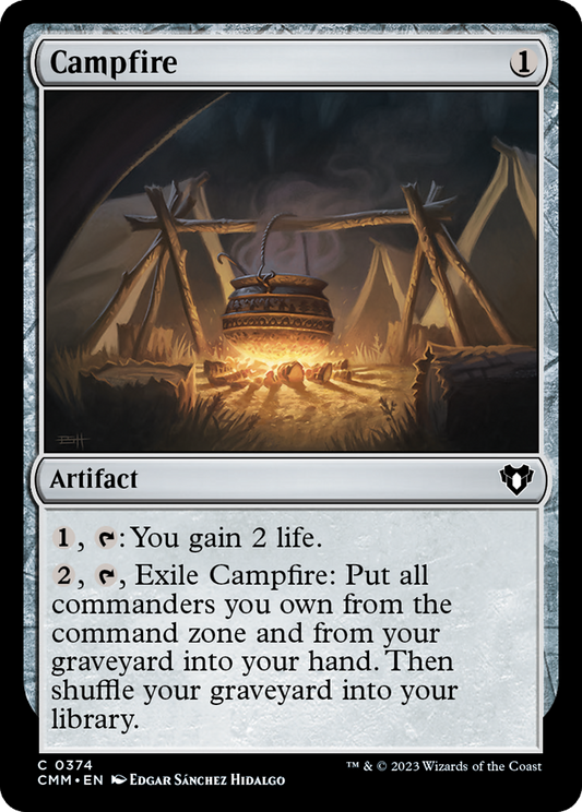Campfire (CMM-374) - Commander Masters - Premium MTG Single from Wizards of the Coast - Just $0.25! Shop now at Game Crave Tournament Store