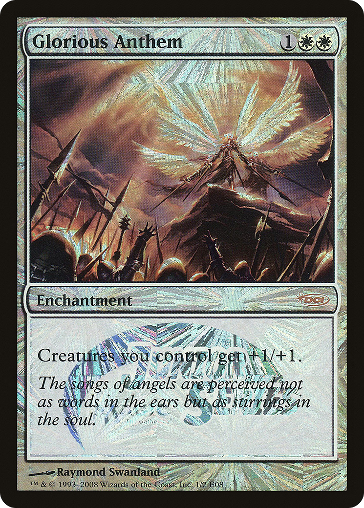 Glorious Anthem (PJSE-1E08) - Junior Series Europe Foil - Premium MTG Single from Wizards of the Coast - Just $8.55! Shop now at Game Crave Tournament Store