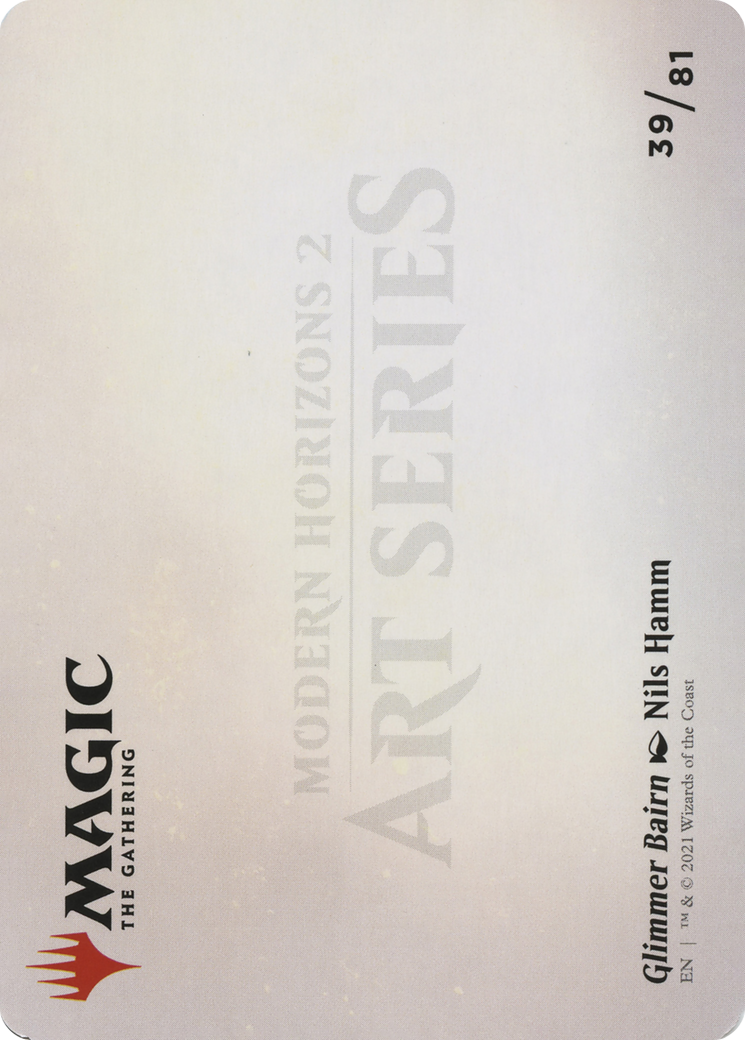 Glimmer Bairn // Glimmer Bairn (AMH2-039) - Modern Horizons 2 Art Series (Borderless) Foil - Premium MTG Single from Wizards of the Coast - Just $0! Shop now at Game Crave Tournament Store