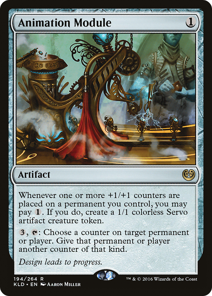 Animation Module (KLD-194) - Kaladesh - Premium MTG Single from Wizards of the Coast - Just $0.86! Shop now at Game Crave Tournament Store