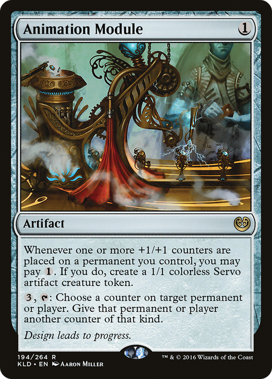Animation Module (KLD-194) - Kaladesh Foil - Premium MTG Single from Wizards of the Coast - Just $3.72! Shop now at Game Crave Tournament Store