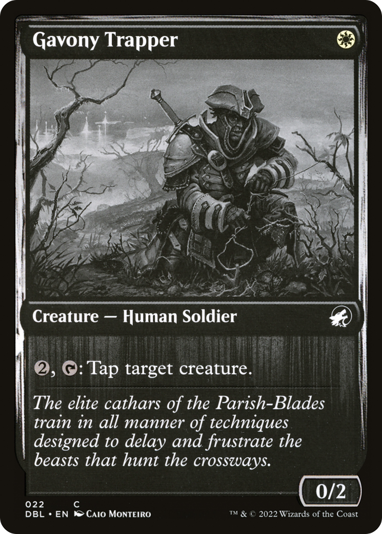 Gavony Trapper (DBL-022) - Innistrad: Double Feature Foil - Premium MTG Single from Wizards of the Coast - Just $0.08! Shop now at Game Crave Tournament Store