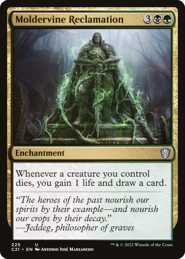 Moldervine Reclamation (C21-225) - Commander 2021 - Premium MTG Single from Wizards of the Coast - Just $0.47! Shop now at Game Crave Tournament Store