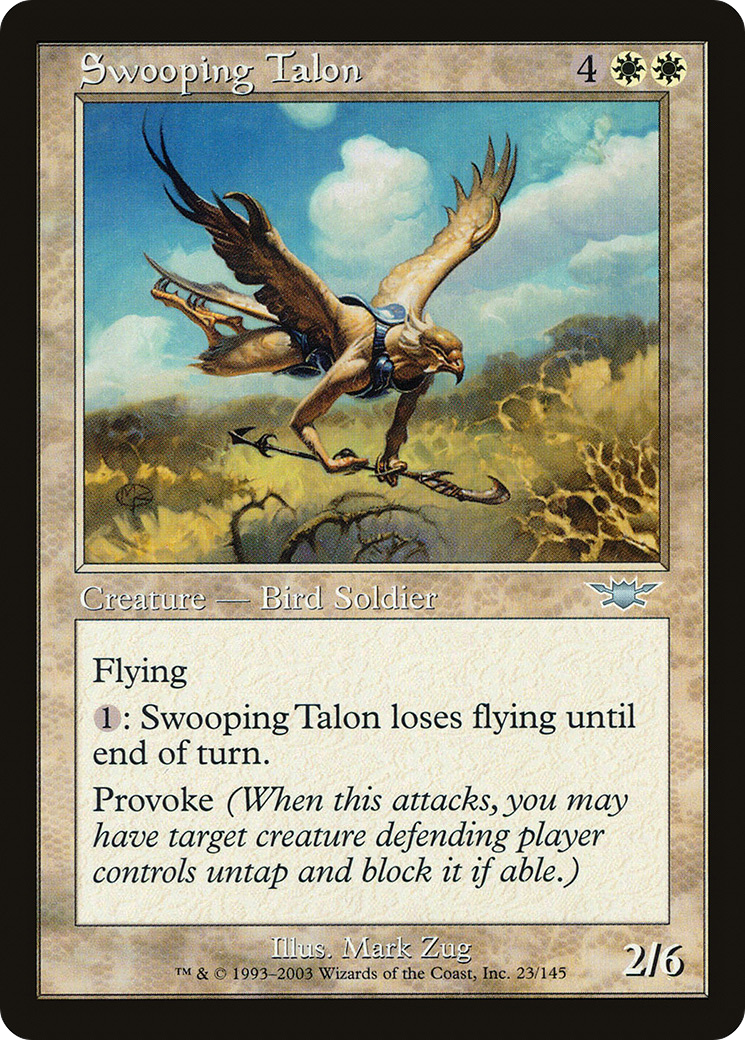 Swooping Talon (LGN-023) - Legions - Premium MTG Single from Wizards of the Coast - Just $0.08! Shop now at Game Crave Tournament Store