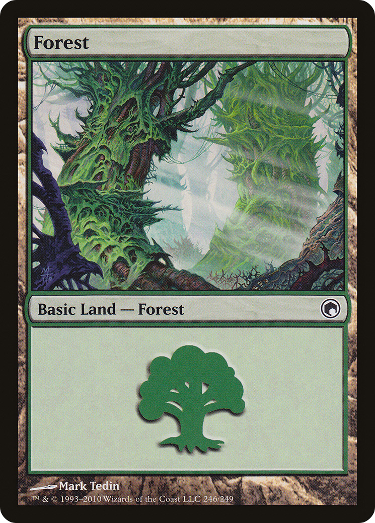 Forest (SOM-246) - Scars of Mirrodin - Premium MTG Single from Wizards of the Coast - Just $0.08! Shop now at Game Crave Tournament Store