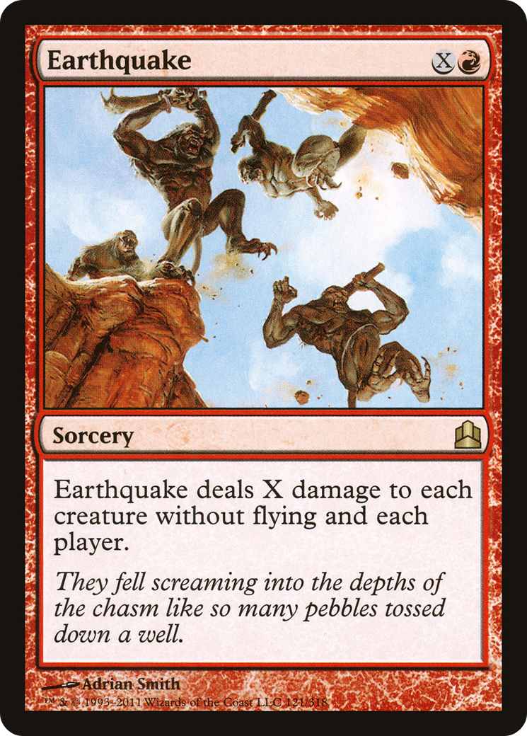 Earthquake (CMD-121) - Commander 2011 - Premium MTG Single from Wizards of the Coast - Just $0.20! Shop now at Game Crave Tournament Store