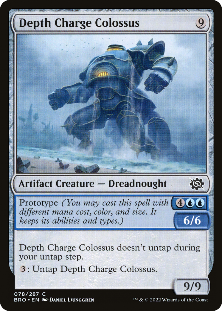 Depth Charge Colossus (BRO-078) - The Brothers' War - Premium MTG Single from Wizards of the Coast - Just $0.08! Shop now at Game Crave Tournament Store