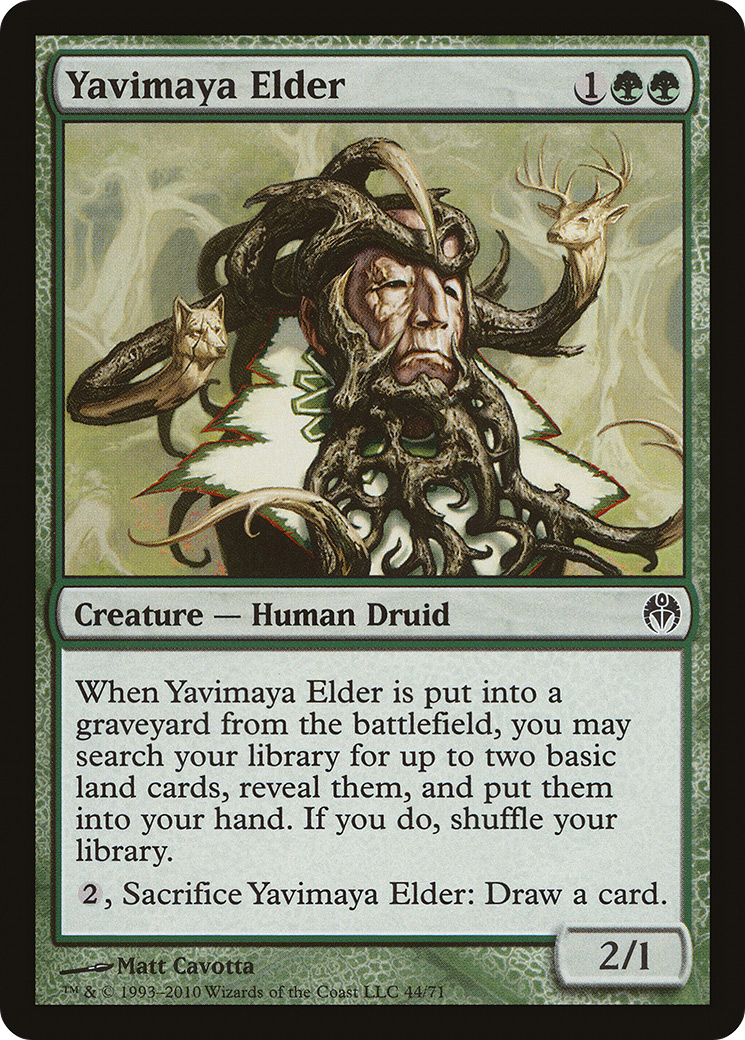 Yavimaya Elder (DDE-044) - Duel Decks: Phyrexia vs. the Coalition - Premium MTG Single from Wizards of the Coast - Just $0.25! Shop now at Game Crave Tournament Store