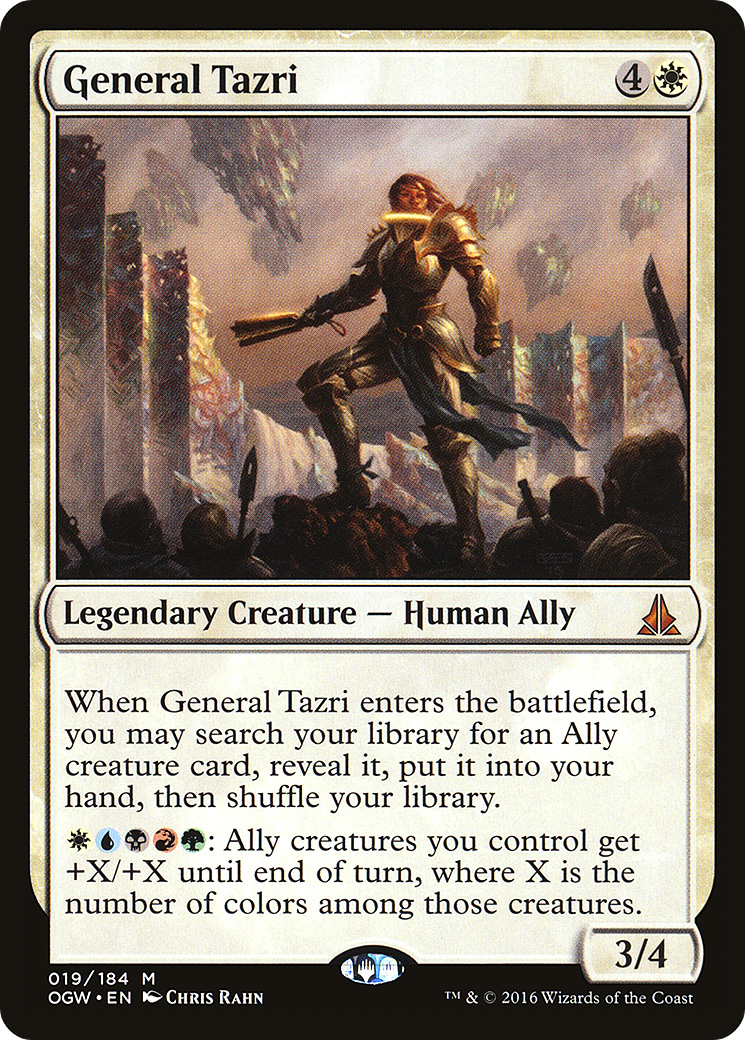 General Tazri (OGW-019) - Oath of the Gatewatch - Premium MTG Single from Wizards of the Coast - Just $0.08! Shop now at Game Crave Tournament Store