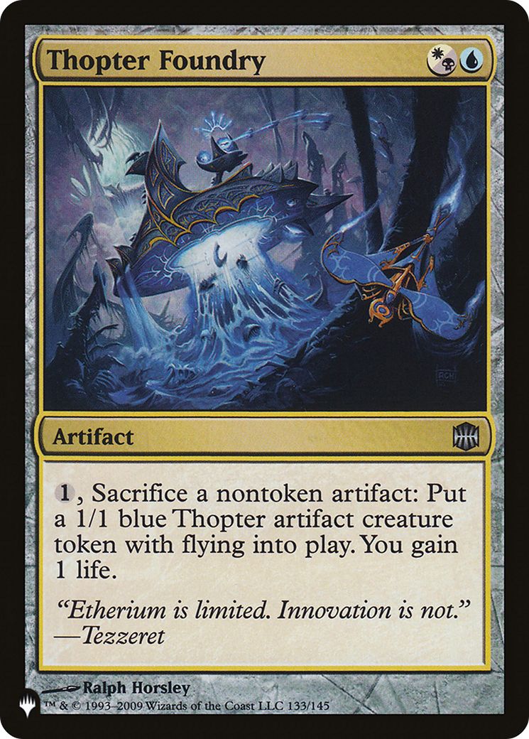 Thopter Foundry (PLIST-941) - The List - Premium MTG Single from Wizards of the Coast - Just $0.08! Shop now at Game Crave Tournament Store