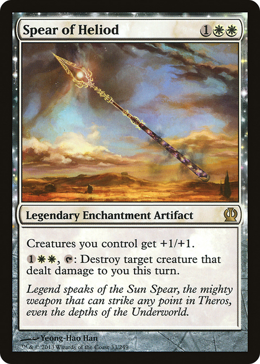 Spear of Heliod (THS-033) - Theros: (nyxtouched) - Premium MTG Single from Wizards of the Coast - Just $0.08! Shop now at Game Crave Tournament Store