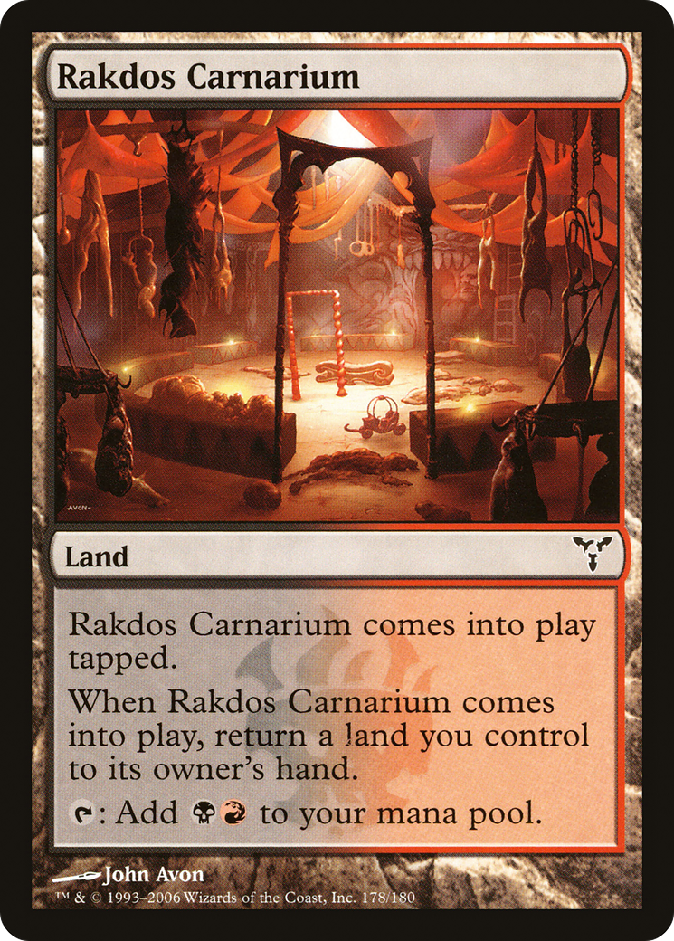 Rakdos Carnarium (DIS-178) - Dissension Foil - Premium MTG Single from Wizards of the Coast - Just $4.30! Shop now at Game Crave Tournament Store