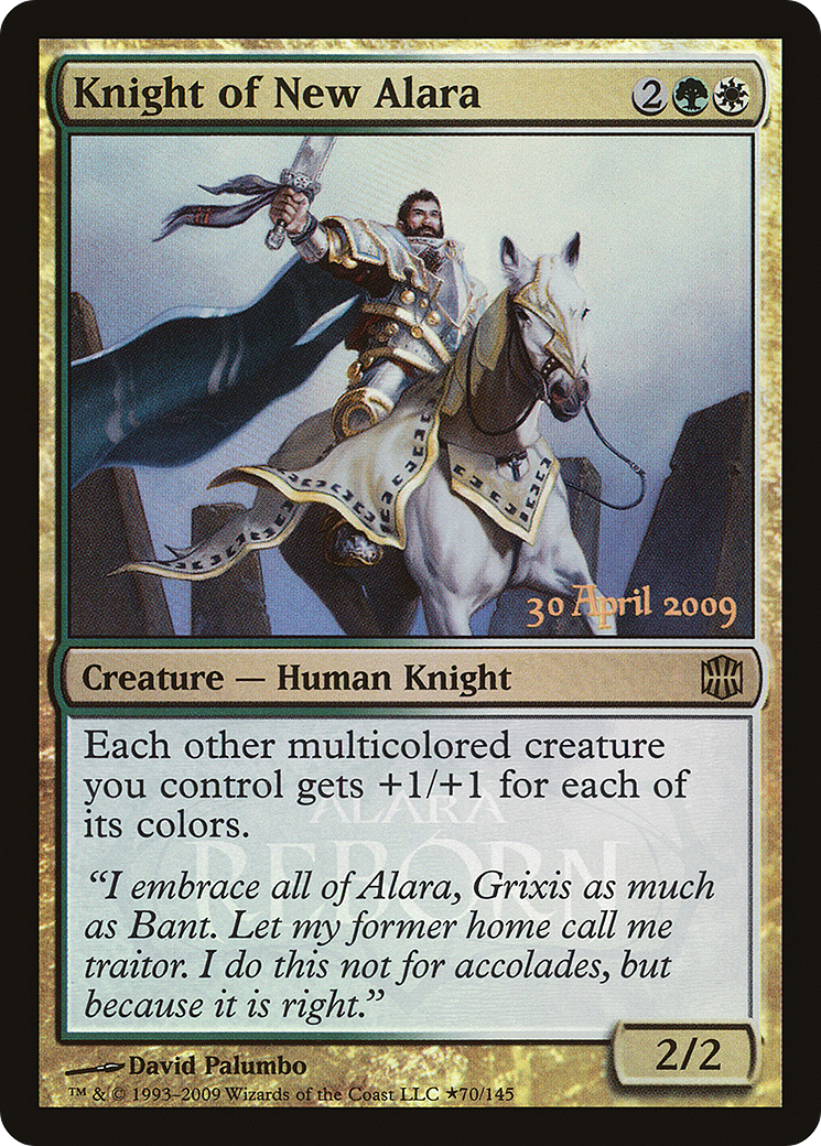 Knight of New Alara (PARB-70★) - Alara Reborn Promos Foil - Premium MTG Single from Wizards of the Coast - Just $1.06! Shop now at Game Crave Tournament Store